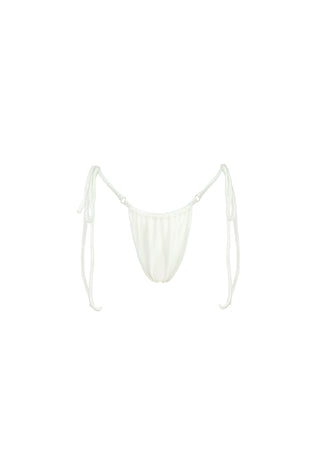 AMBA - Side Tie Bikini Bottom | cream