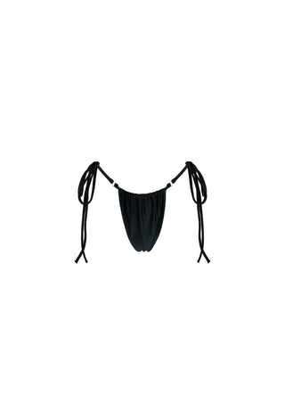 AMBA - Side Tie Bikini Bottom | noir