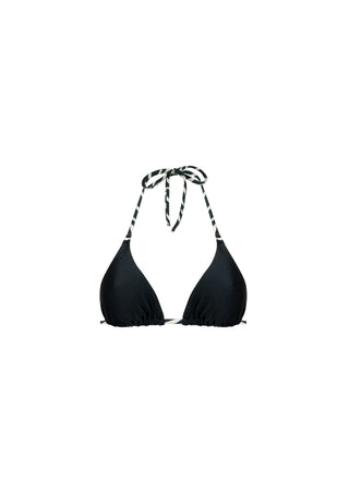 AMBA - Triangle Bikini Top | ombre noir