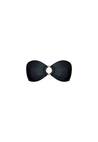 AURA - Bandeau Bikini Top | noir